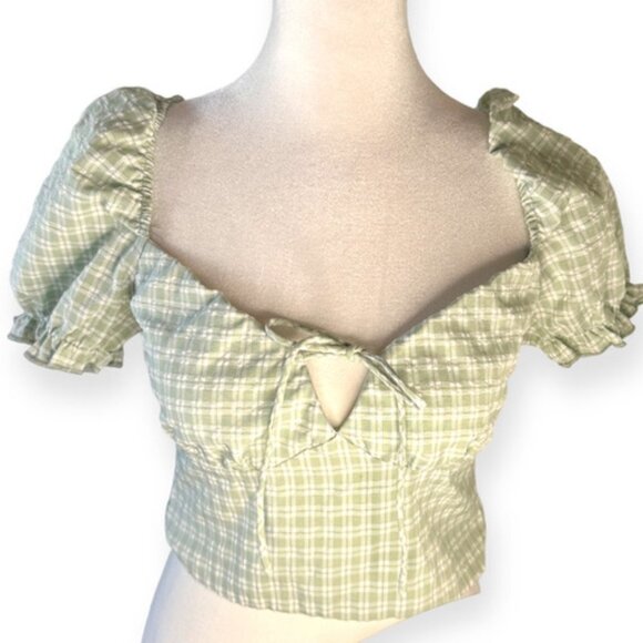 Hello Molly - Mint Crop Top - Picture 1 of 2